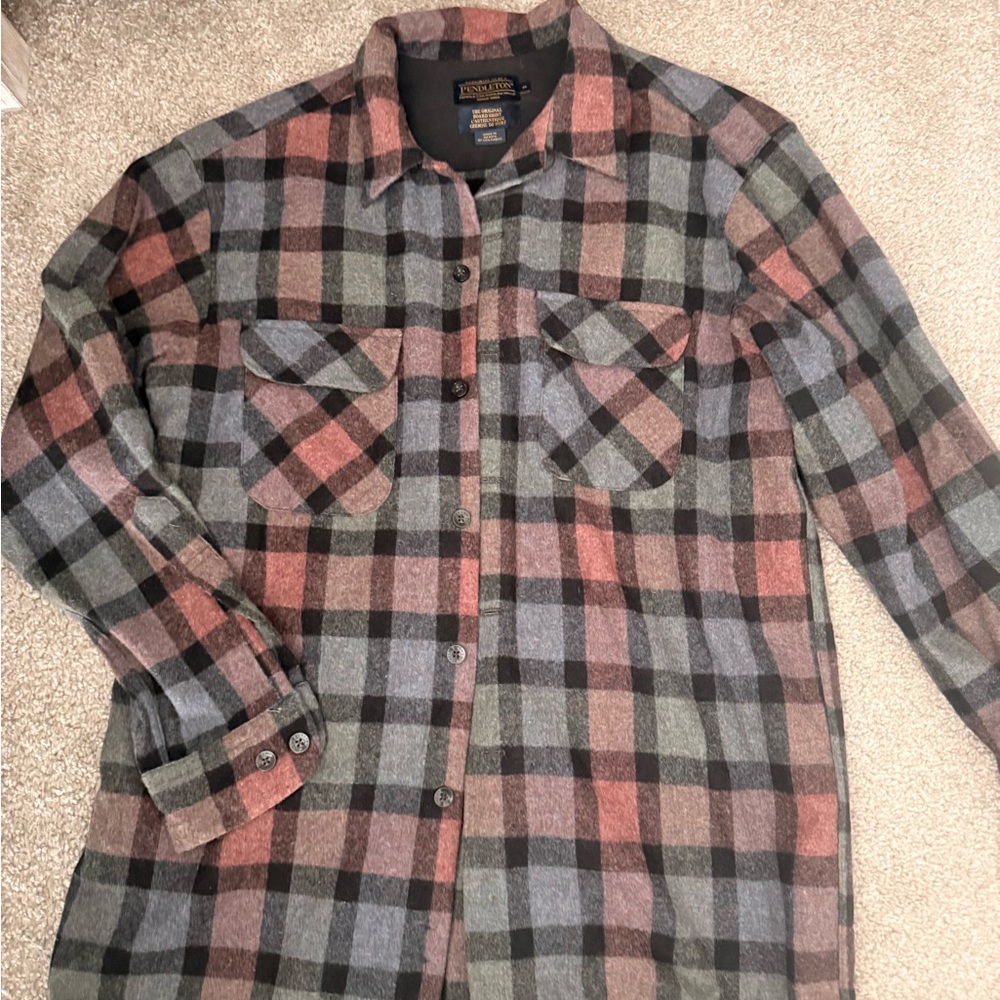 Pendleton Multicolor Plaid Flannel Shirt